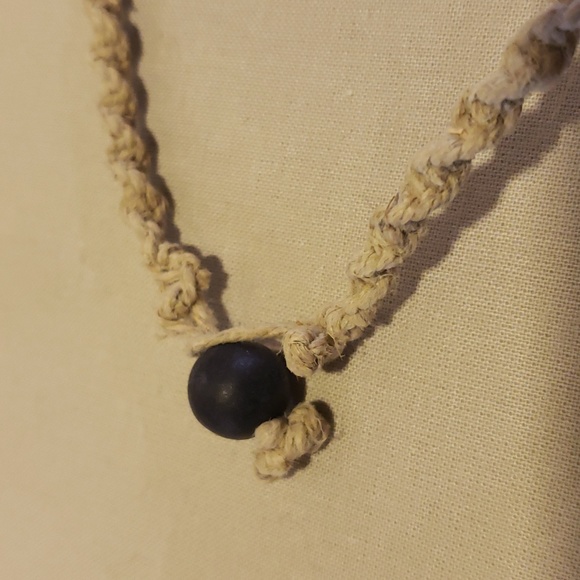 Natural Corded Necklace with Wood Beads - $3 Add-On - Picture 4 of 4